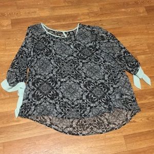 Women’s Sheer Top with Toe Sleeves